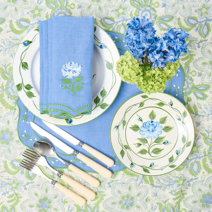 Blue Rose Bud Starter Plate