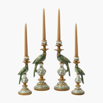 Olive Green Parrot Candle Set (Sand)