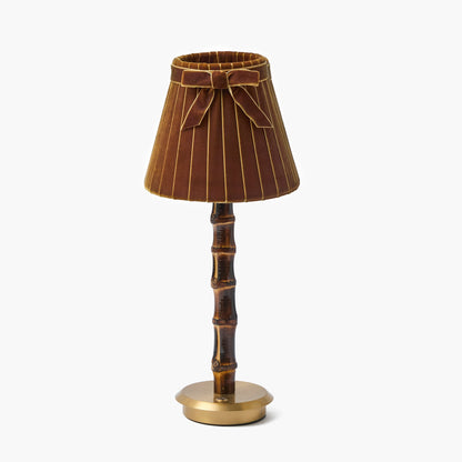 Burnt Bamboo Rechargeable Lamp