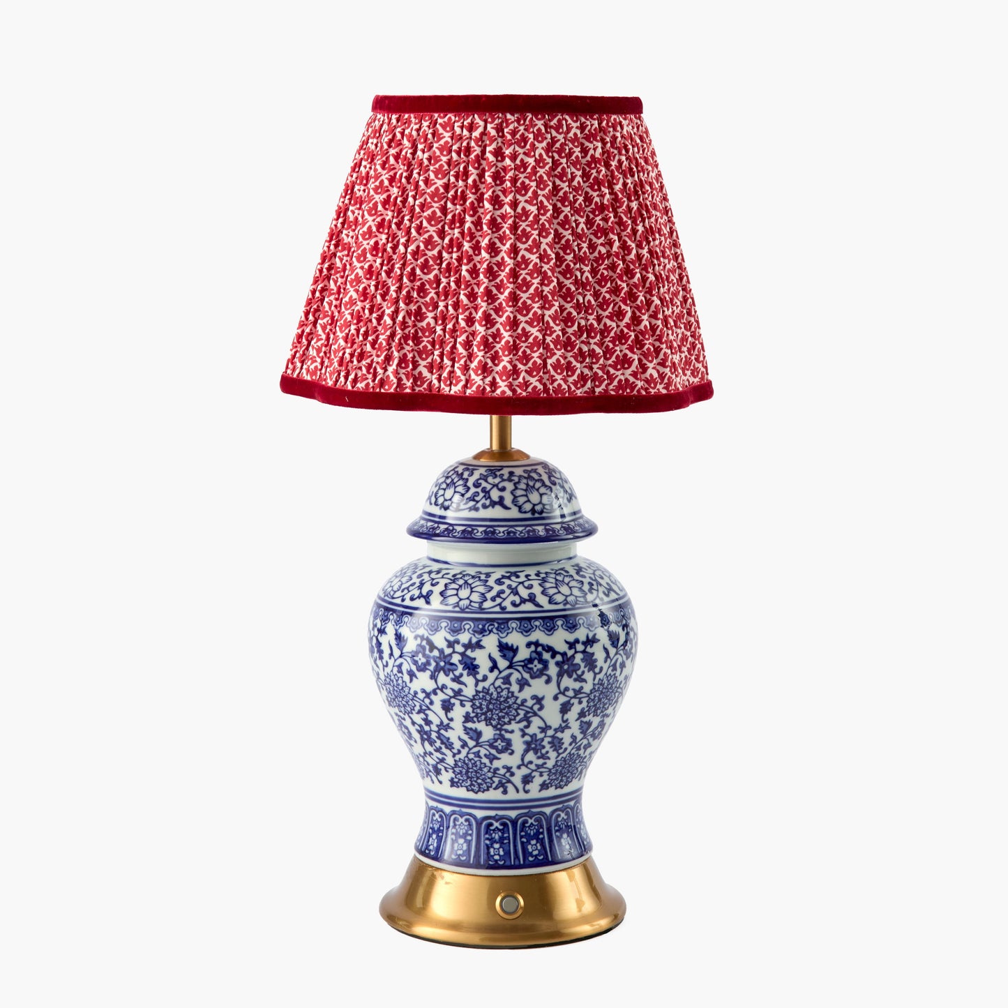 Red Lotus Lampshade (22cm)