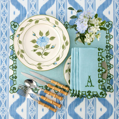 Blue & Green Sophia Napkins (Set of 4)