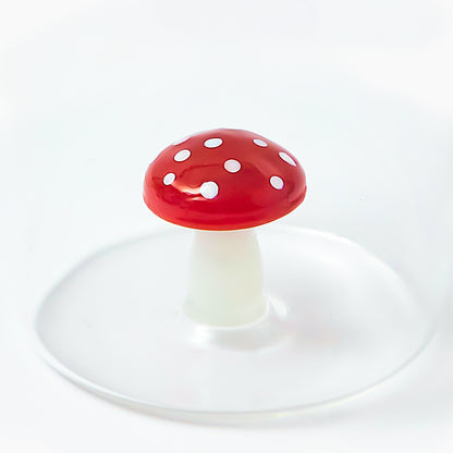 Red Mushroom Glasses (Set of 4)
