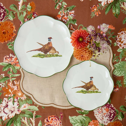 Scalloped Pheasant Dinner Plate