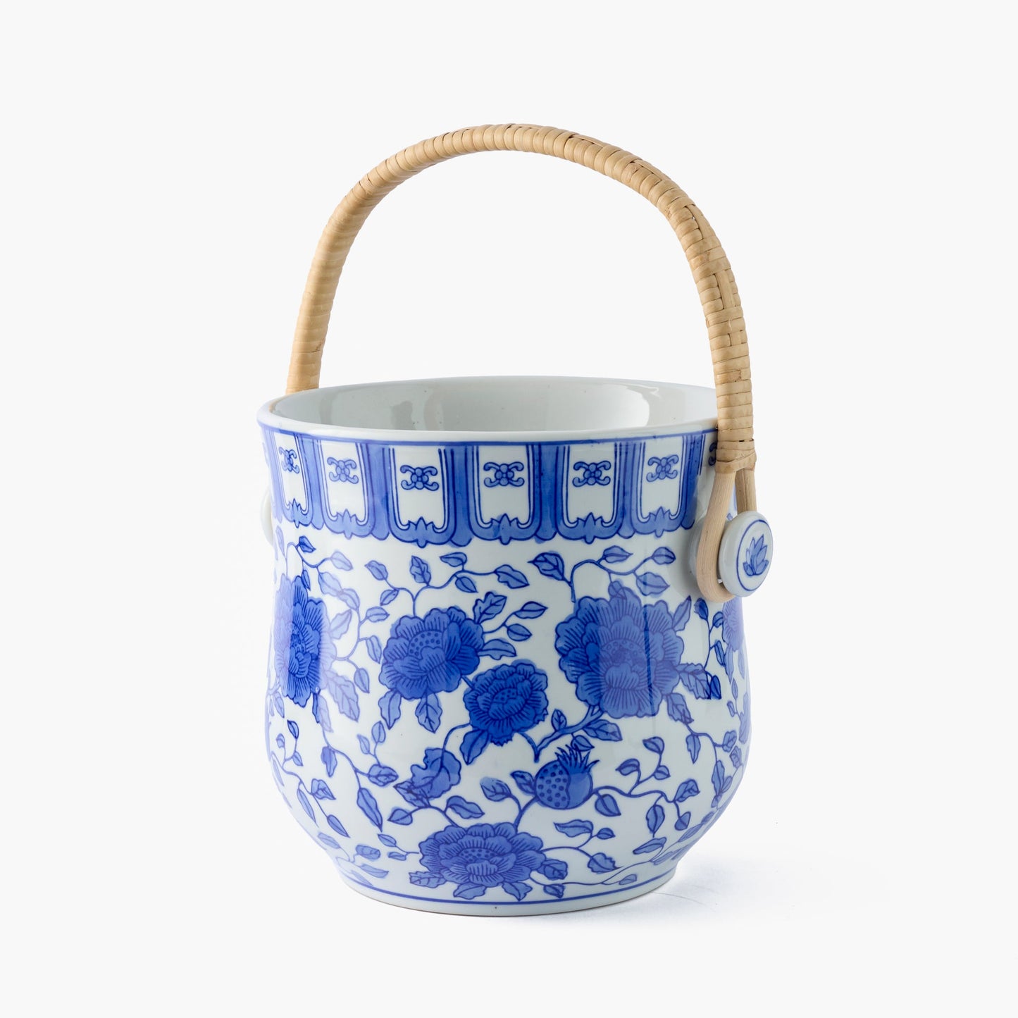 Blue Chinoiserie Ice Bucket