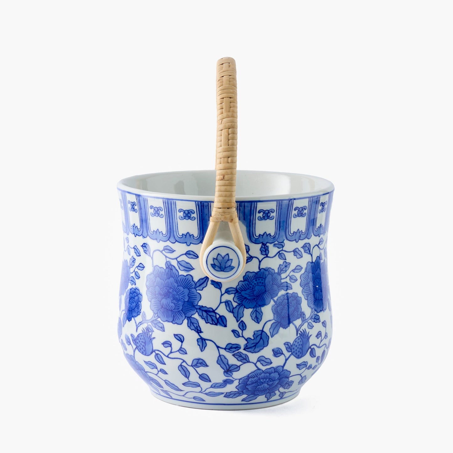 Blue Chinoiserie Ice Bucket