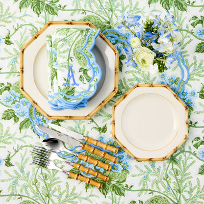 Green & Blue Lady Isabella's Garden Placemats (Set of 4)