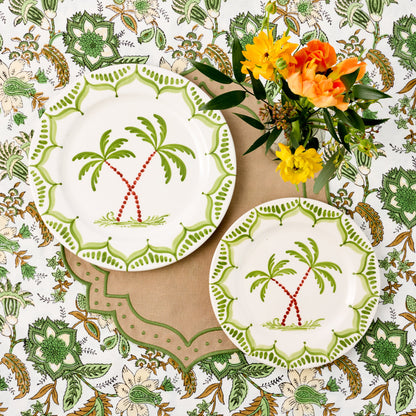 Jardin de Palmier Dinner & Starter Plates (Set of 8)