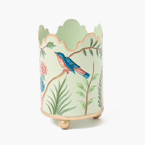 Chinoiserie Tole Pencil Pot
