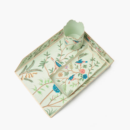 Chinoiserie Tole Pencil Pot