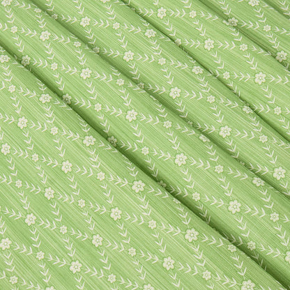 Green Theodora Trellis Fabric