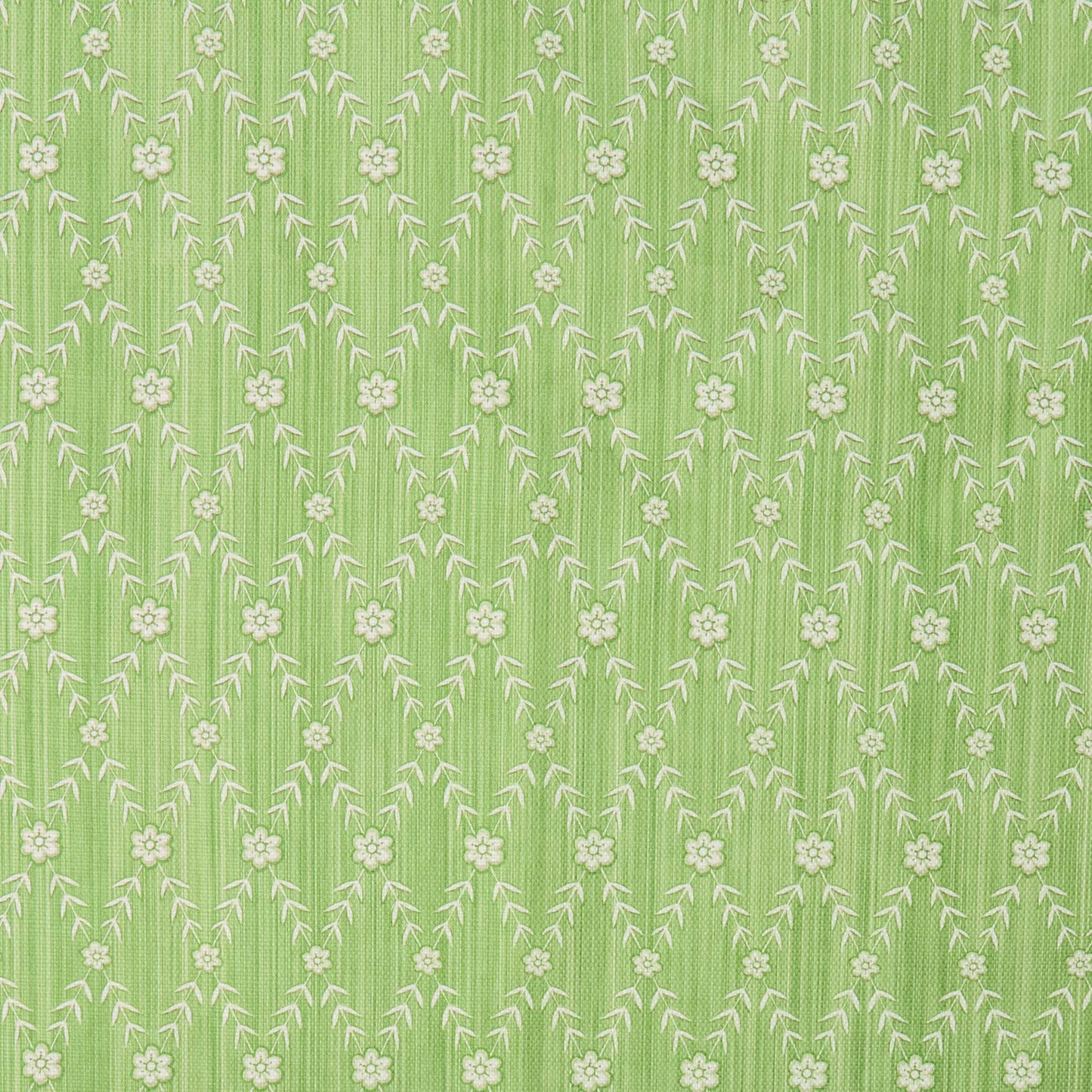 Green Theodora Trellis Fabric