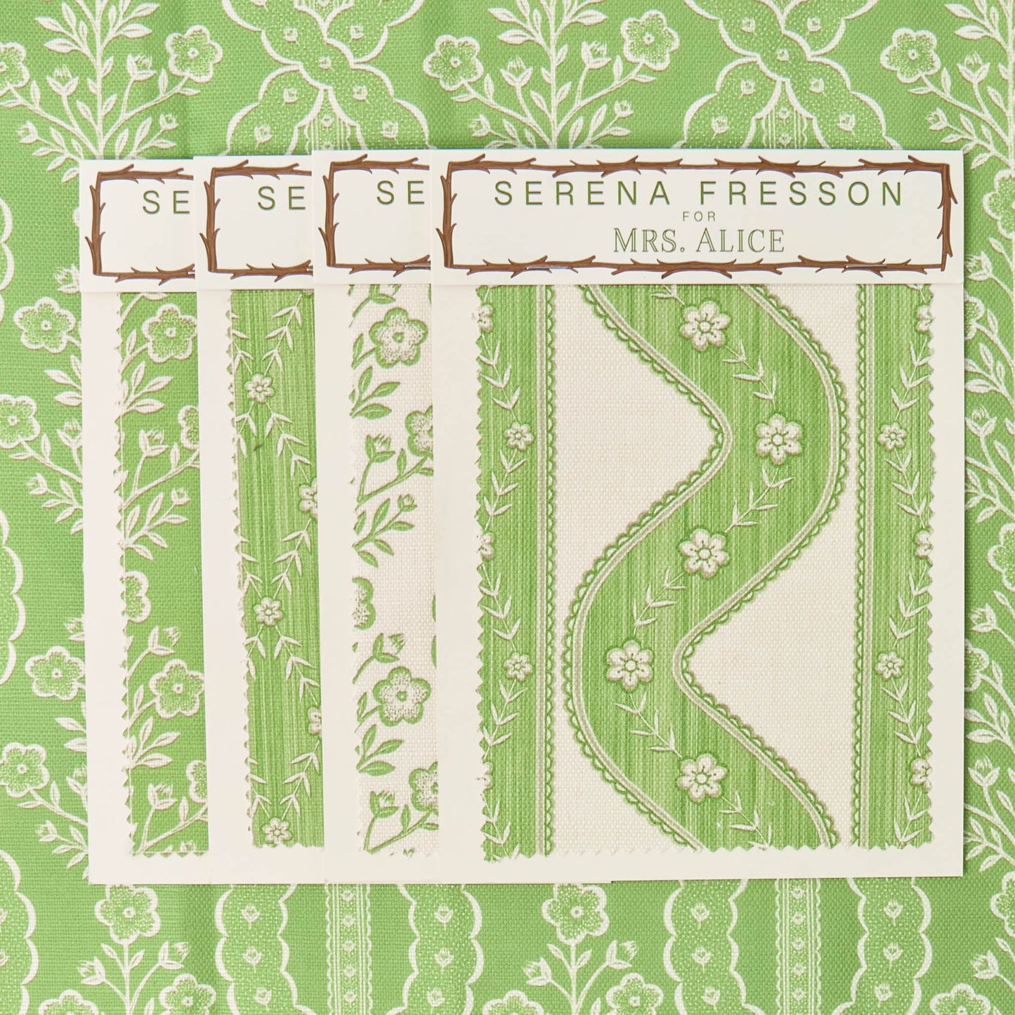 Green Theodora Fabric