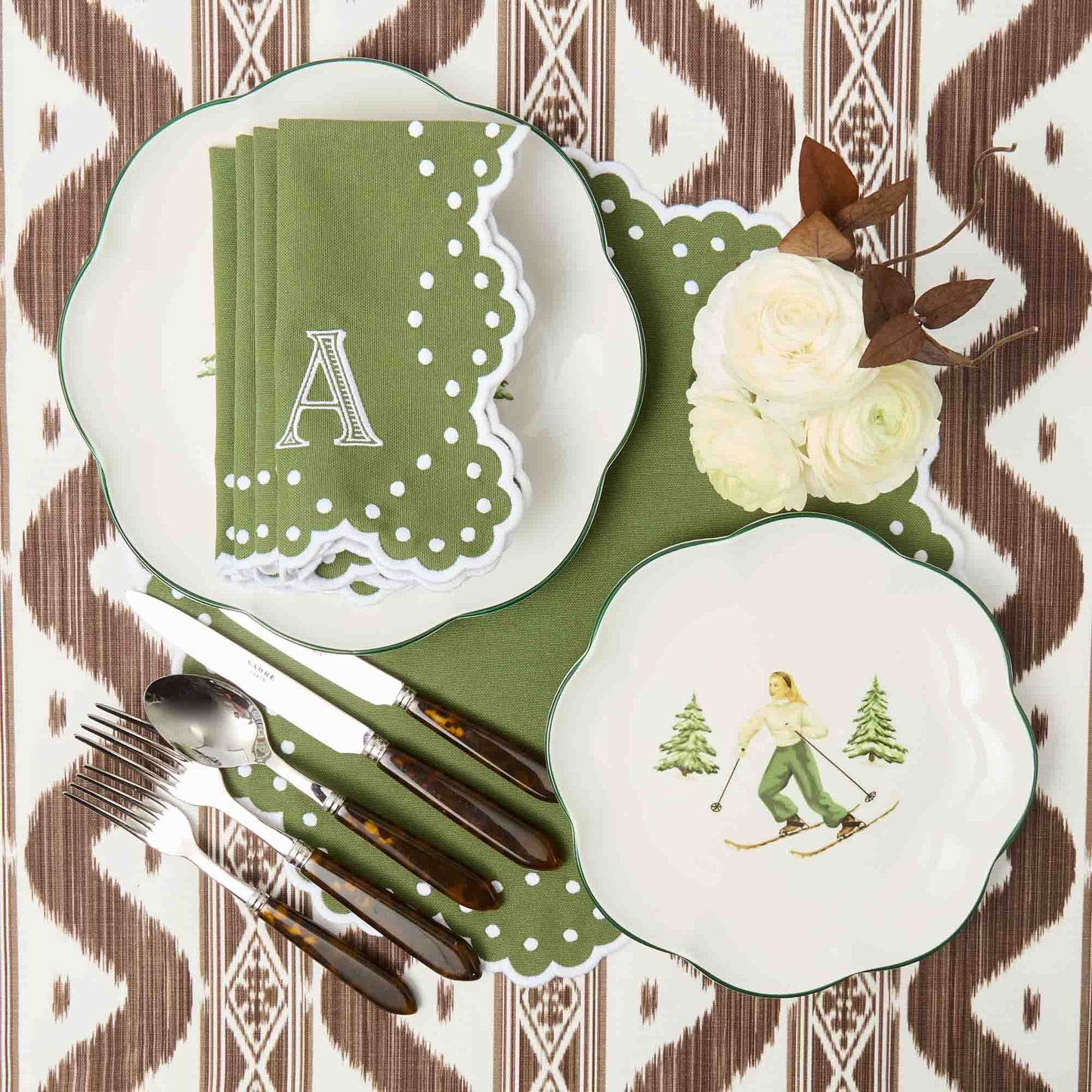 Green Esmerelda Napkins (Set of 4)