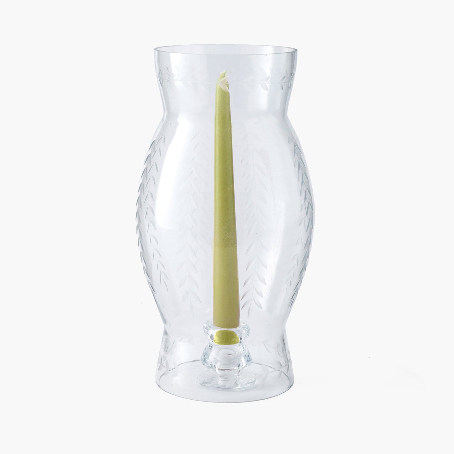 Engraved Glass Lantern